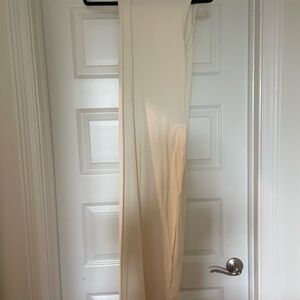 Forever 21 Cream Ribbed Dress